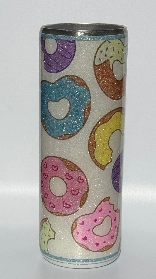 Glitter Donut Epoxy 20oz Drinking Tumbler