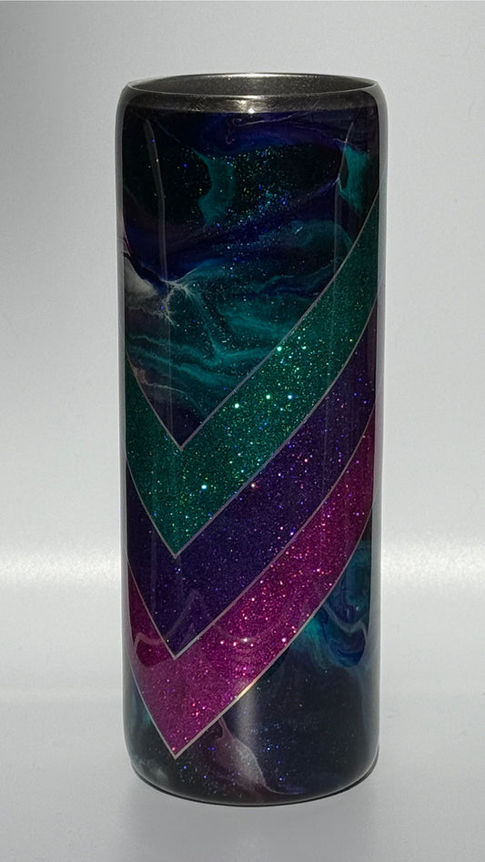 Mixed Media Epoxy 20oz Drinking Tumbler