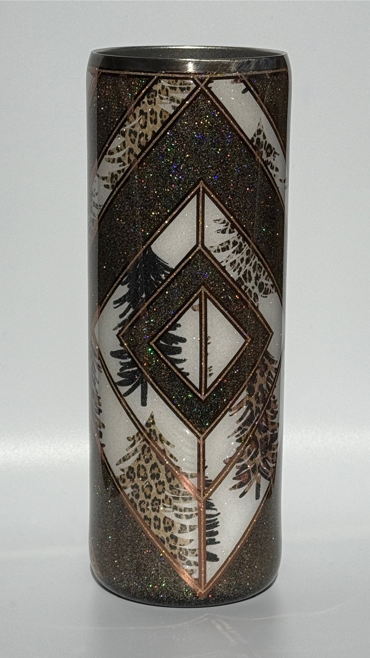 Mixed Media Epoxy 20oz Drinking Tumbler