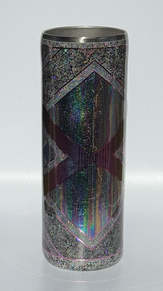 Mixed Media Epoxy 20oz Drinking Tumbler