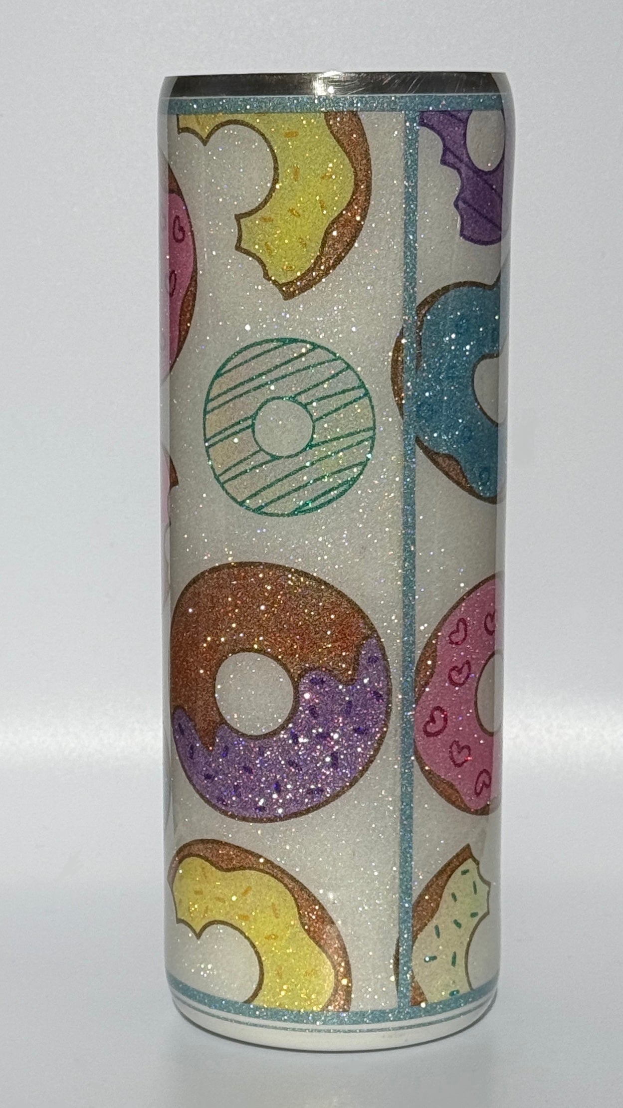 Glitter Donut Epoxy 20oz Drinking Tumbler