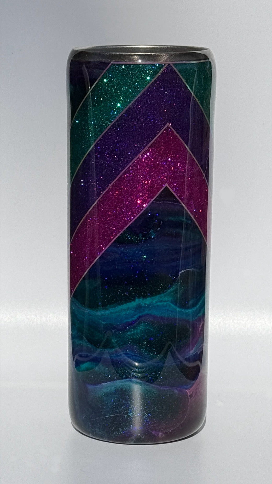 Mixed Media Epoxy 20oz Drinking Tumbler